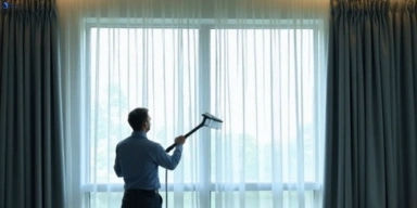 Commercial curtain steam cleaning service meadow-heights-vic hotels offices
